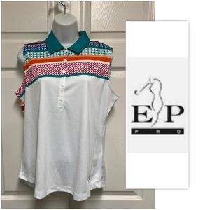 E P Pro Sleeveless Tour Tech Golf Shirt